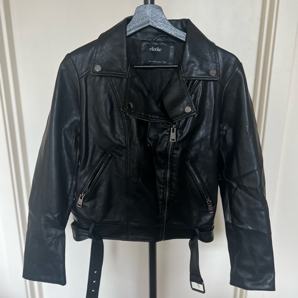 Vegan leather jacket
